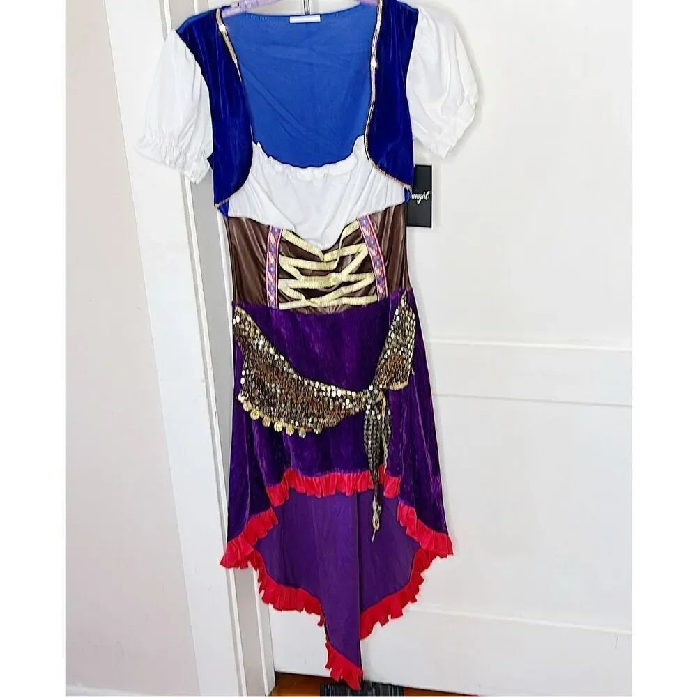 Dreamgirl Gypsy Halloween Costume Sexy Pirate Dress Size Small/Med Nwt